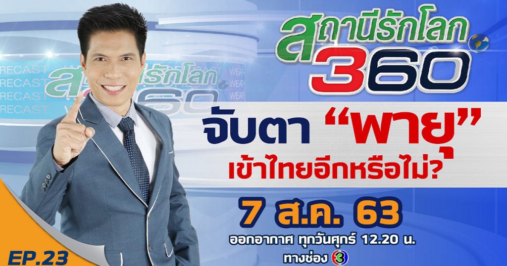 จับตา "พายุ" เข้าไทยอีกหรือไม่ ? ? สถานีรักโลก 360 องศา EP.23